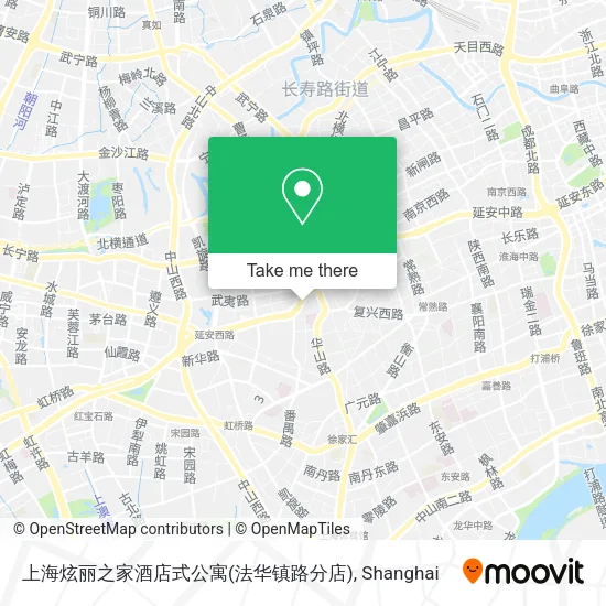 上海炫丽之家酒店式公寓(法华镇路分店) map