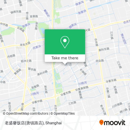 老盛馨饭店(唐镇路店) map