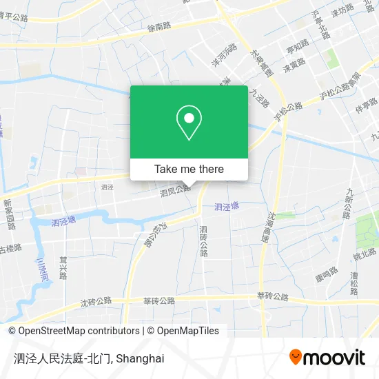 泗泾人民法庭-北门 map