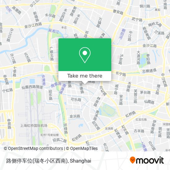 路侧停车位(瑞冬小区西南) map