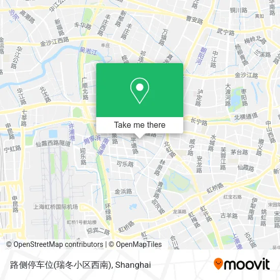 路侧停车位(瑞冬小区西南) map