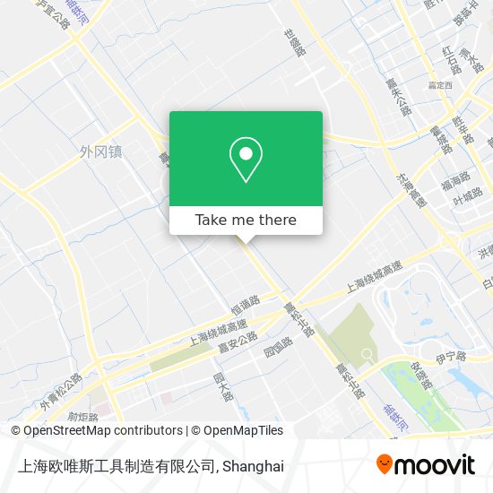 上海欧唯斯工具制造有限公司 map