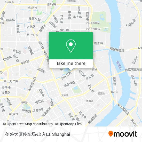 创盛大厦停车场-出入口 map