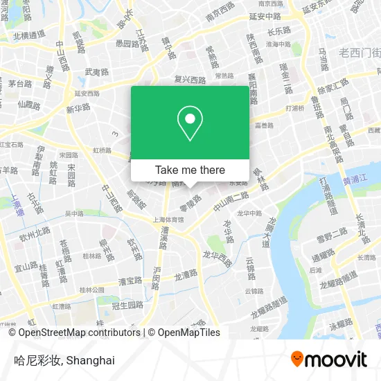 哈尼彩妆 map