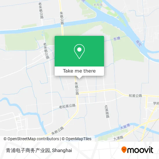 青浦电子商务产业园 map
