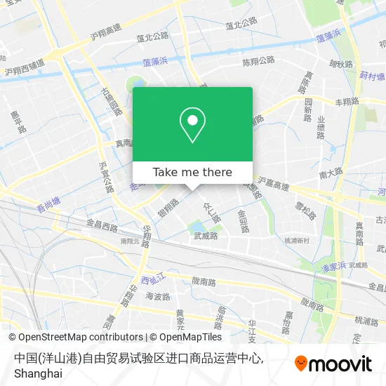 中国(洋山港)自由贸易试验区进口商品运营中心 map