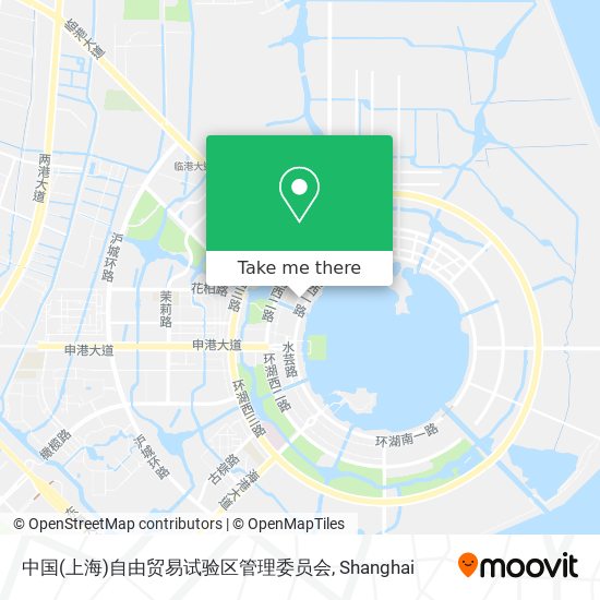 中国(上海)自由贸易试验区管理委员会 map