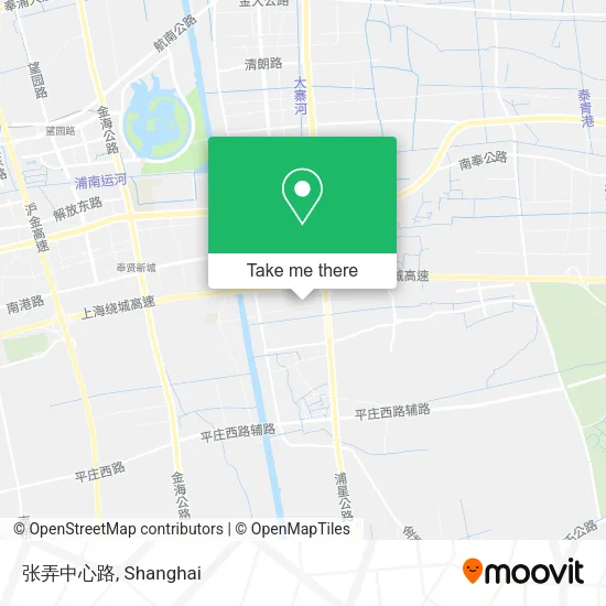 张弄中心路 map