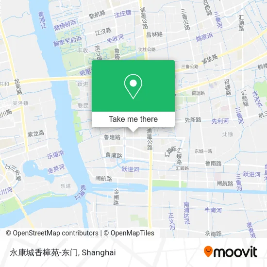 永康城香樟苑-东门 map