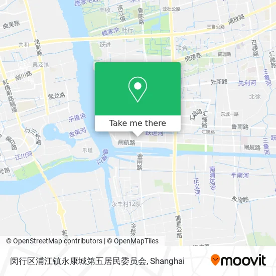 闵行区浦江镇永康城第五居民委员会 map