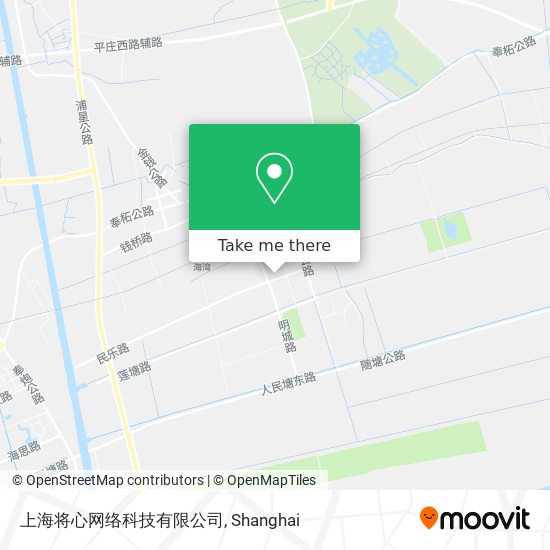 上海将心网络科技有限公司 map