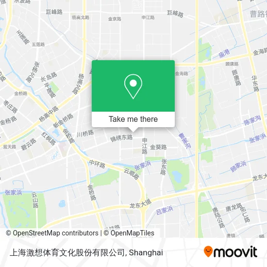 上海激想体育文化股份有限公司 map