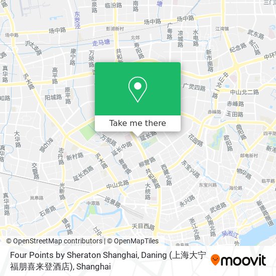 Four Points by Sheraton Shanghai, Daning (上海大宁福朋喜来登酒店) map