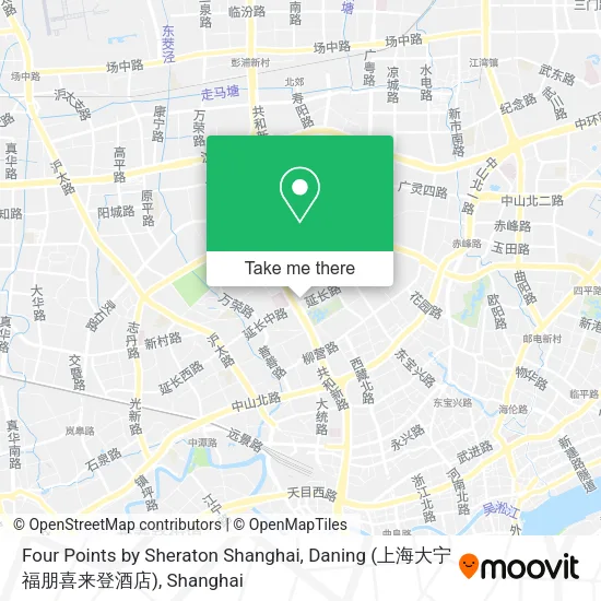 Four Points by Sheraton Shanghai, Daning (上海大宁福朋喜来登酒店) map