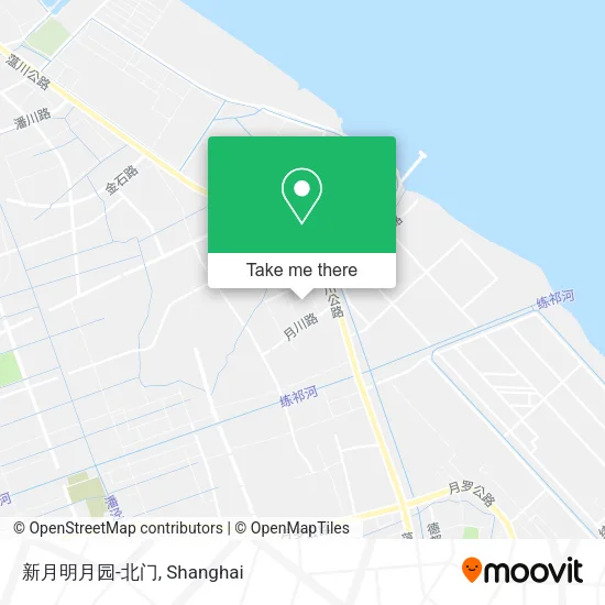 新月明月园-北门 map