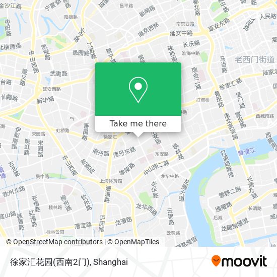 徐家汇花园(西南2门) map