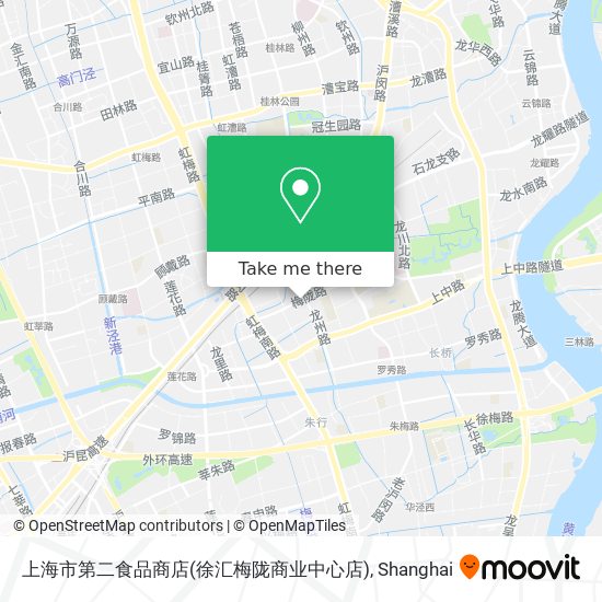 上海市第二食品商店(徐汇梅陇商业中心店) map