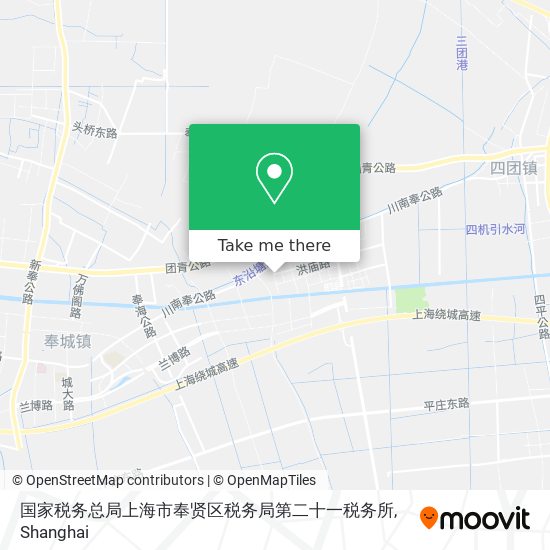 国家税务总局上海市奉贤区税务局第二十一税务所 map