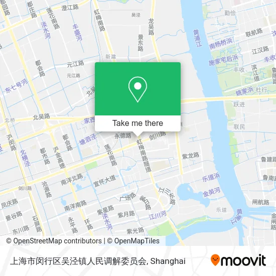 上海市闵行区吴泾镇人民调解委员会 map