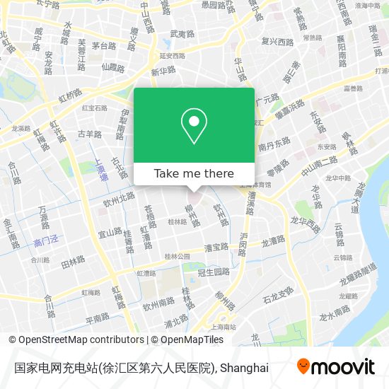 国家电网充电站(徐汇区第六人民医院) map