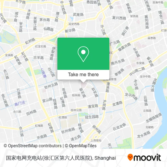 国家电网充电站(徐汇区第六人民医院) map