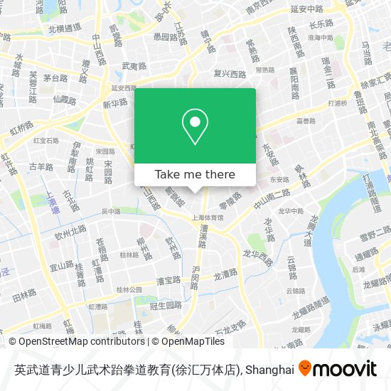 英武道青少儿武术跆拳道教育(徐汇万体店) map