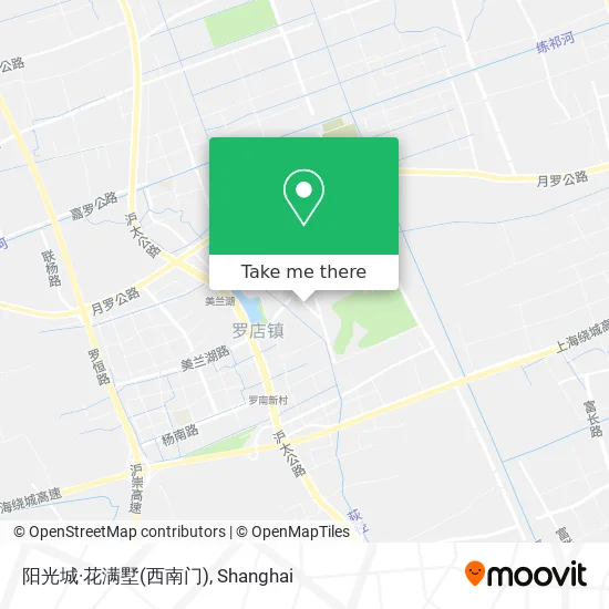 阳光城·花满墅(西南门) map
