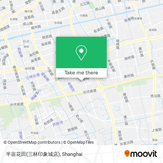 半亩花田(三林印象城店) map