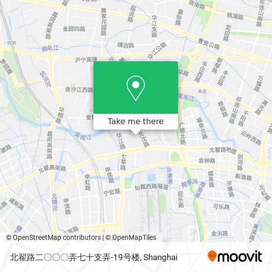 北翟路二〇〇〇弄七十支弄-19号楼 map
