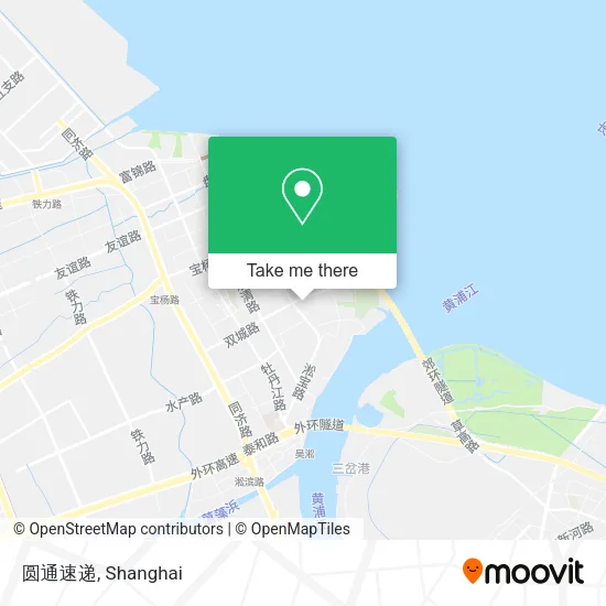 圆通速递 map