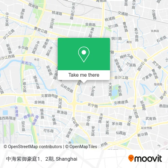 中海紫御豪庭1、2期 map