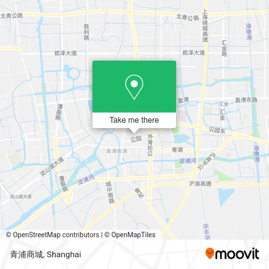 青浦商城 map