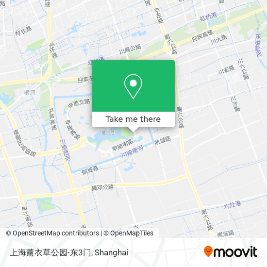 上海薰衣草公园-东3门 map