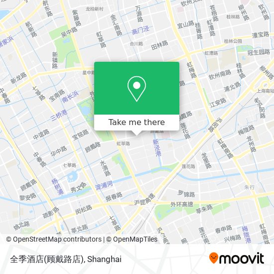 全季酒店(顾戴路店) map