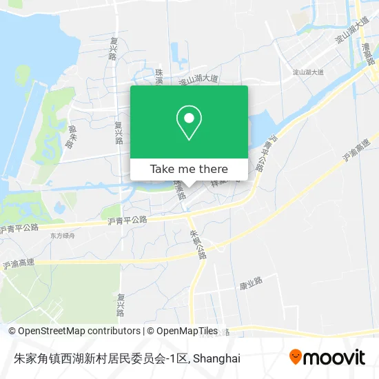朱家角镇西湖新村居民委员会-1区 map