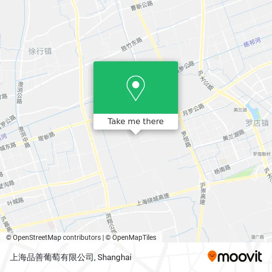 上海品善葡萄有限公司 map