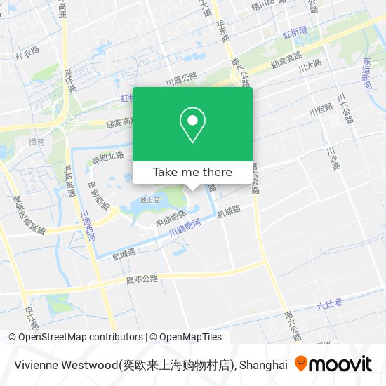 Vivienne Westwood(奕欧来上海购物村店) map