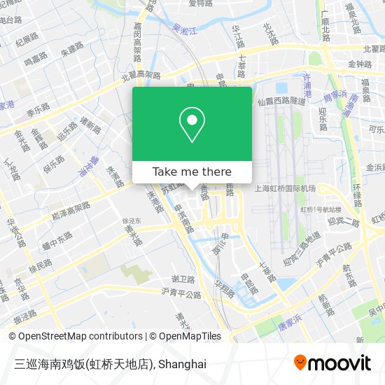 三巡海南鸡饭(虹桥天地店) map