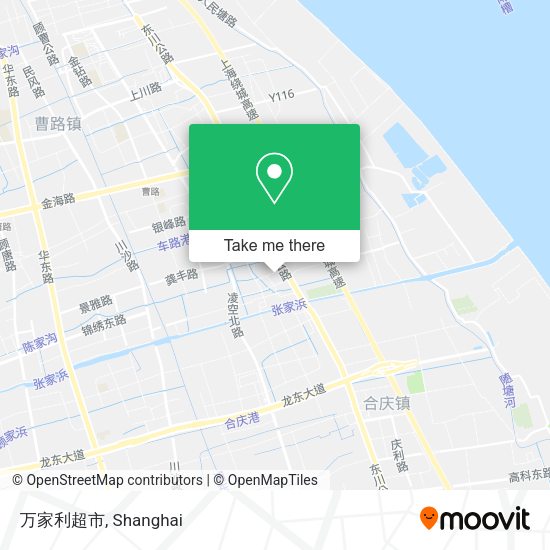 万家利超市 map