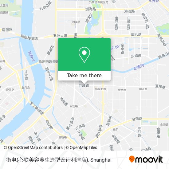 街电(心联美容养生造型设计利津店) map