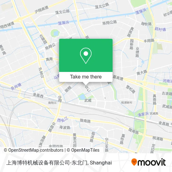 上海博特机械设备有限公司-东北门 map