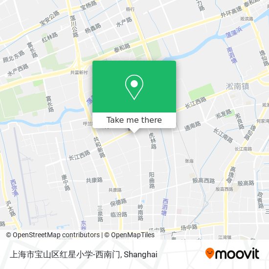 上海市宝山区红星小学-西南门 map