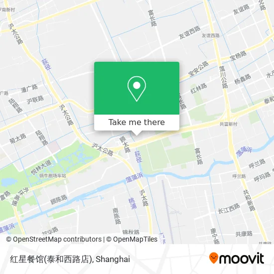 红星餐馆(泰和西路店) map