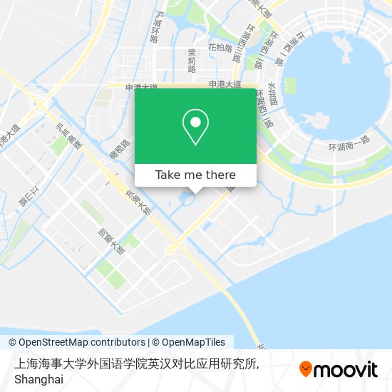 上海海事大学外国语学院英汉对比应用研究所 map