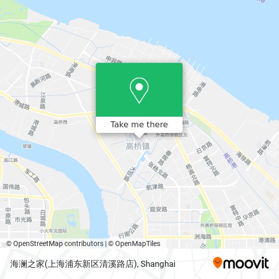 海澜之家(上海浦东新区清溪路店) map