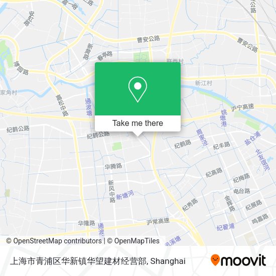 上海市青浦区华新镇华望建材经营部 map