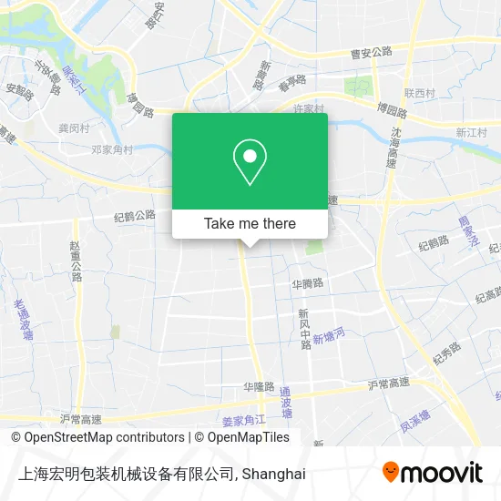上海宏明包装机械设备有限公司 map