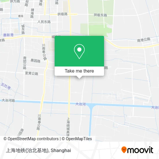 上海地铁(治北基地) map