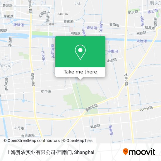 上海贤农实业有限公司-西南门 map