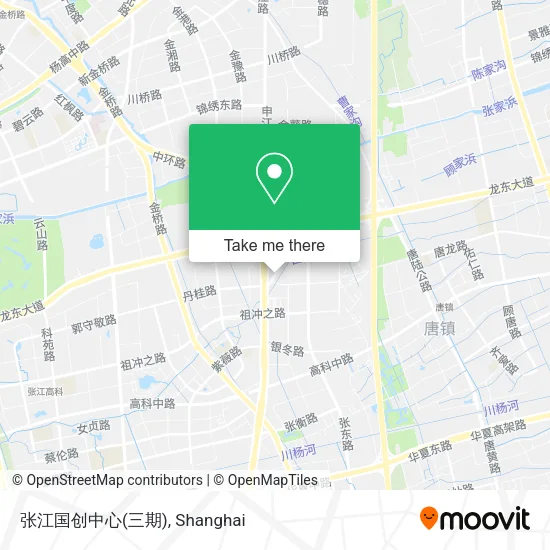 张江国创中心(三期) map